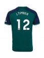 Arsenal Jurrien Timber #12 Ausweichtrikot 2023-24 Kurzarm